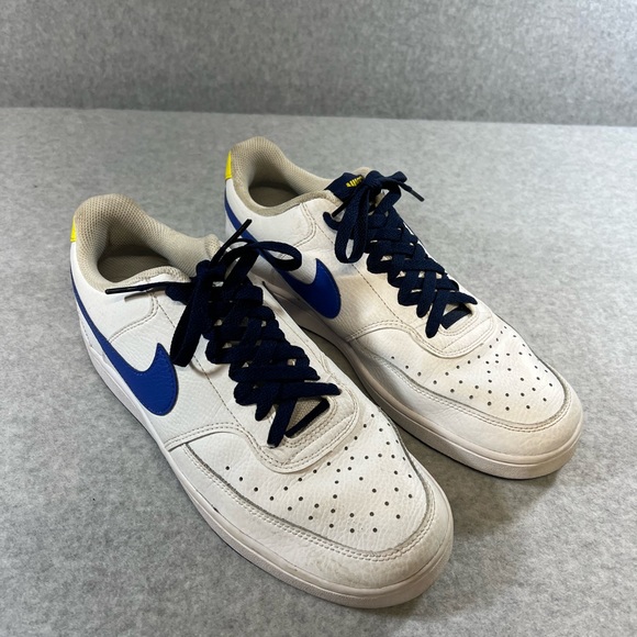 Nike Shoes - Nike Sneakers Womens 10 Court Vision Ukraine Yellow Blue